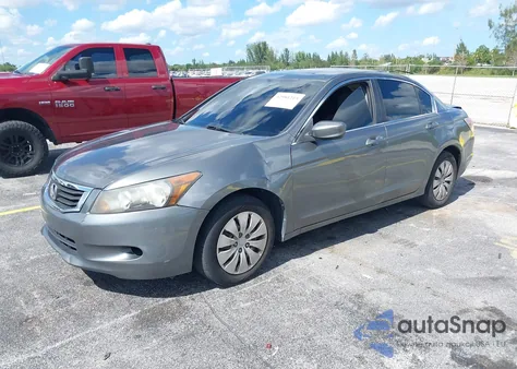 2010 Honda Accord 2.4 Lx from USA, damaged, VIN 1HGCP2F33AA069249